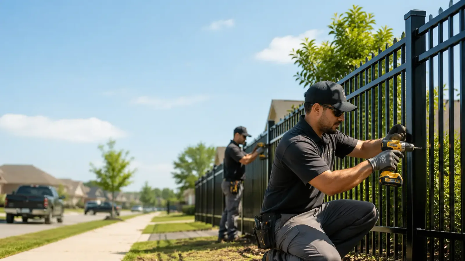 Metal Fence Installation in Davidson, NC